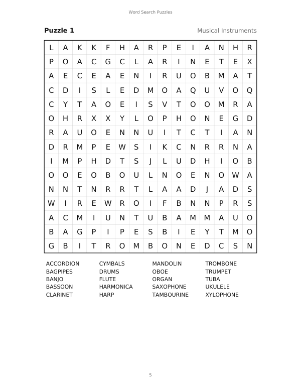 A page from the free sample