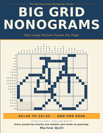 Front cover of Big Grid Nonograms