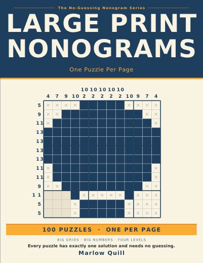 Front cover of Large Print Nonograms